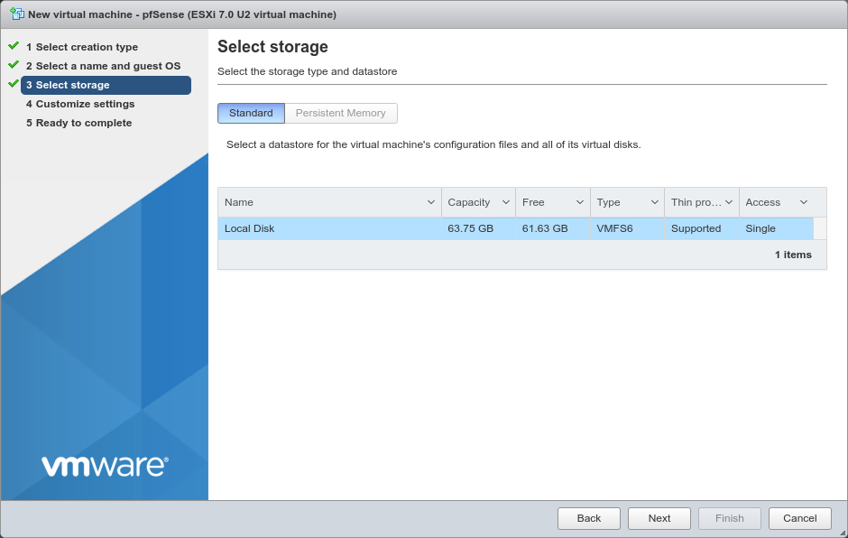 在vSphere / ESXI上安装pfSense防火墙教程  第9张